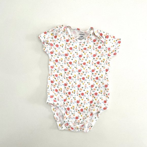 Carter's Floral Bodysuit - 6 Months - Picture 1 of 1